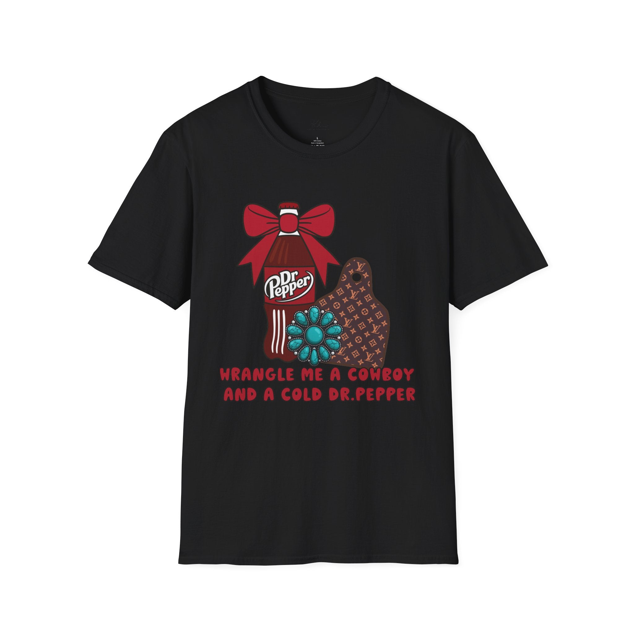 Wrangle Me a Cold Dr Pepper Graphic Tee