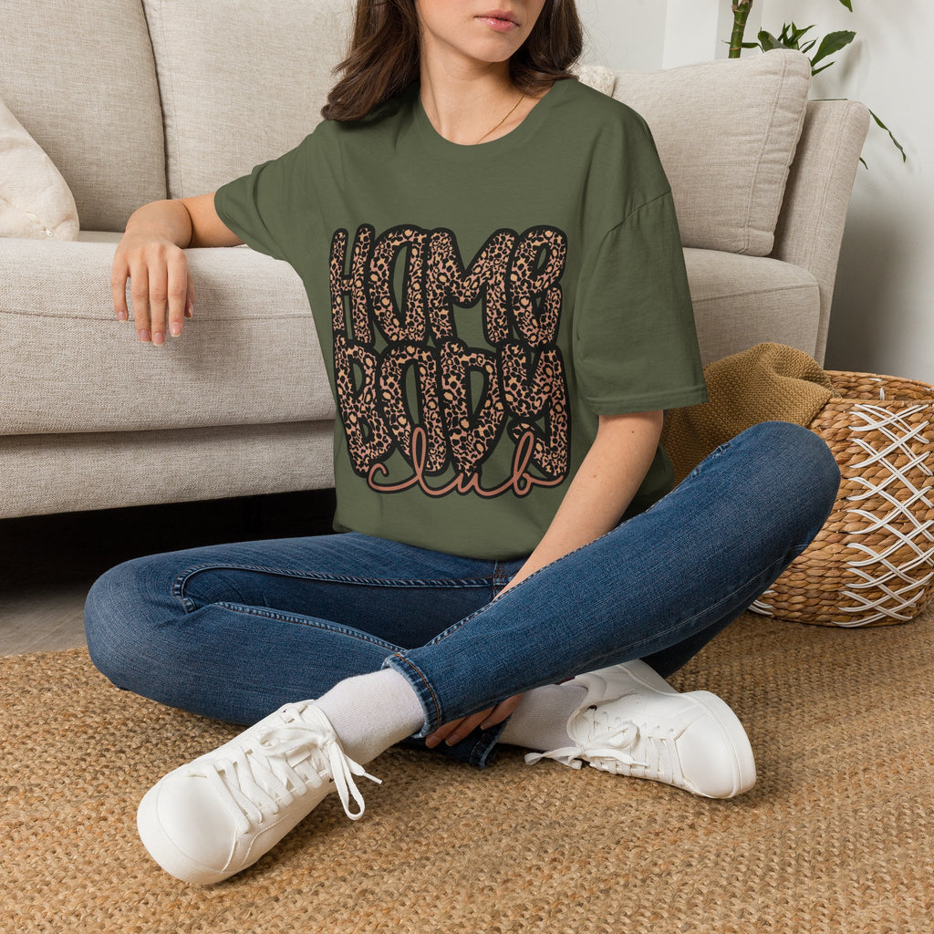 Home Body Leopard Print T-Shirt