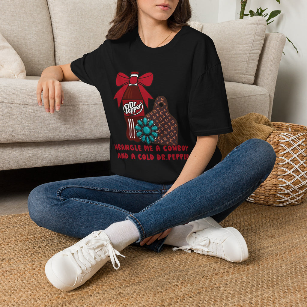 Wrangle Me a Cold Dr Pepper Graphic Tee