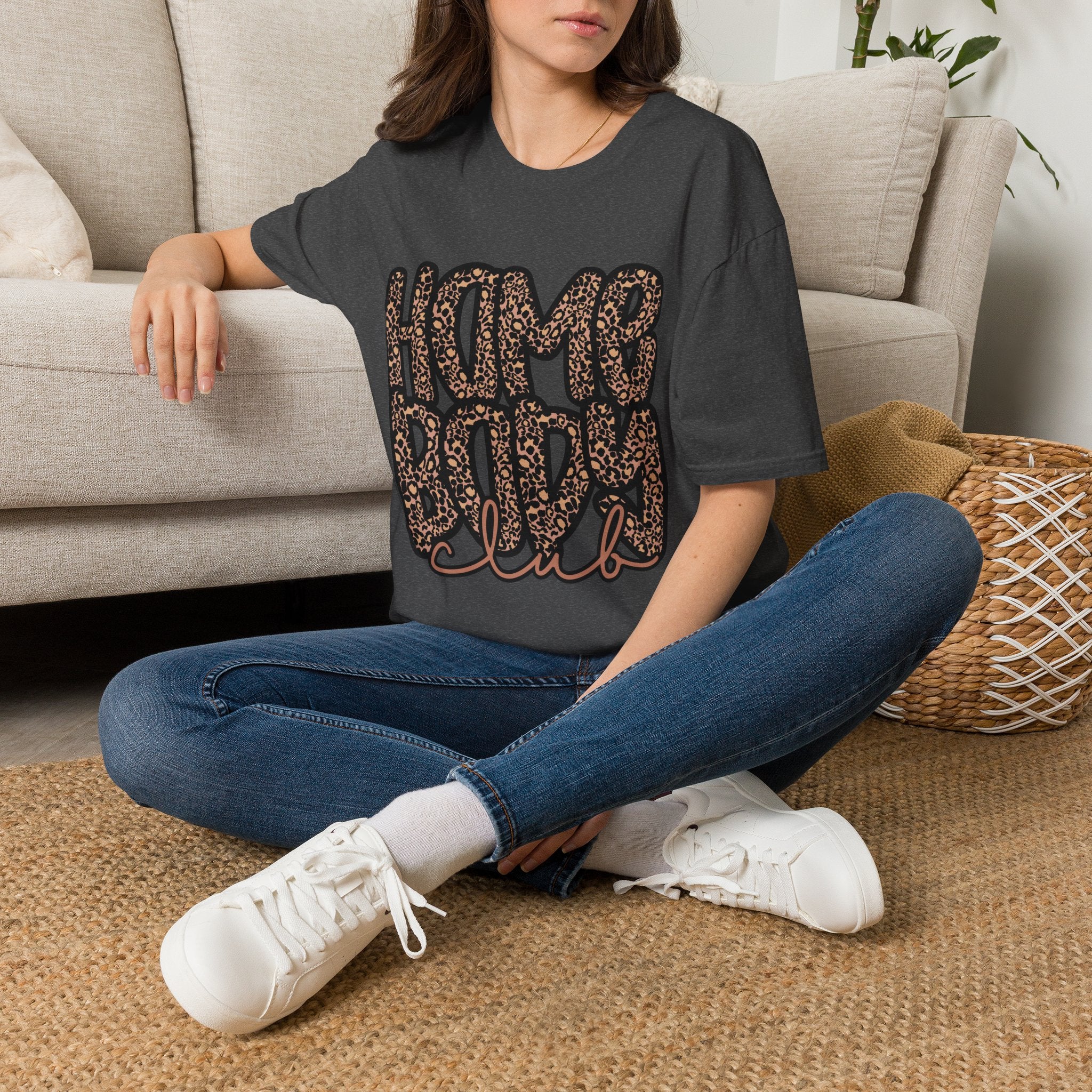 Home Body Leopard Print T-Shirt