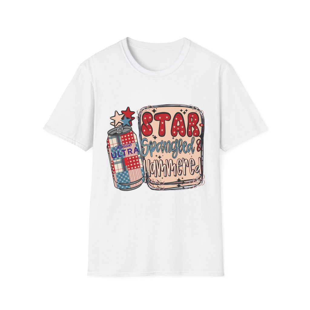 Star Spangled & Hammered Patriotic Tee (4th of July)