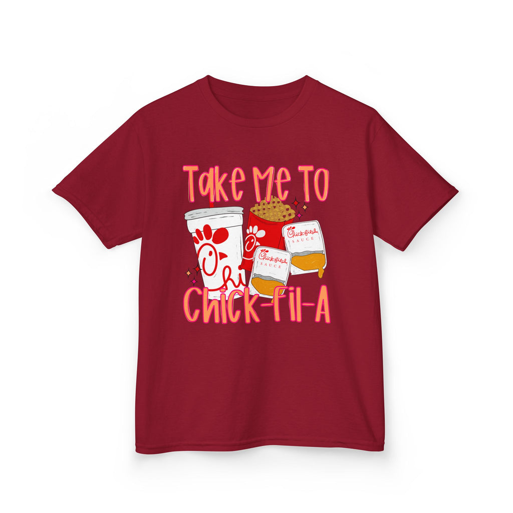 Kids "Take Me To Chick-fil-A” Graphic Tee