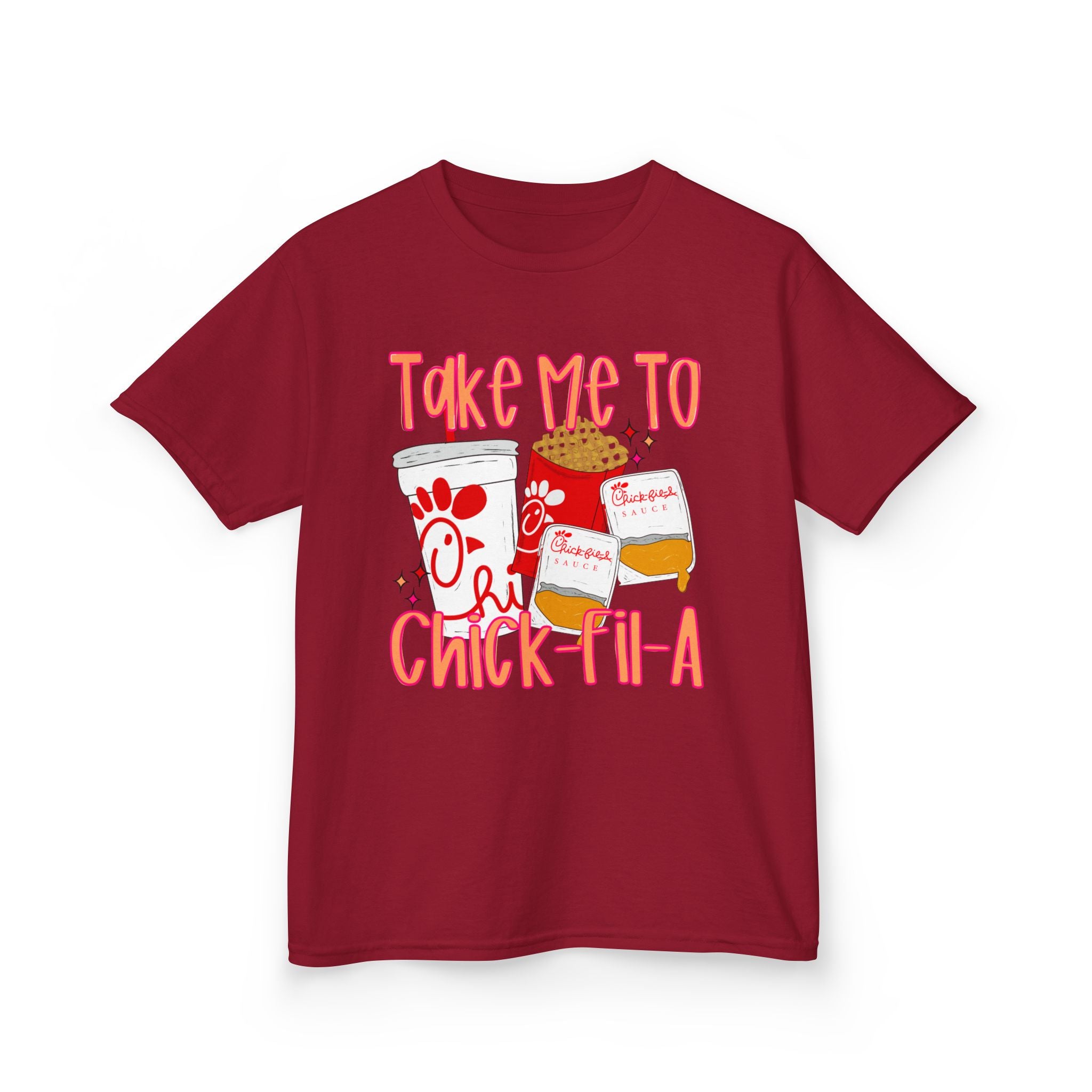Kids "Take Me To Chick-fil-A” Graphic Tee