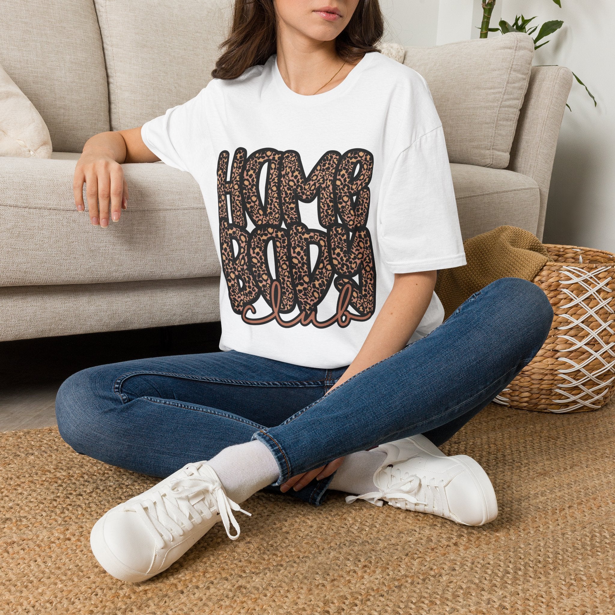 Home Body Leopard Print T-Shirt