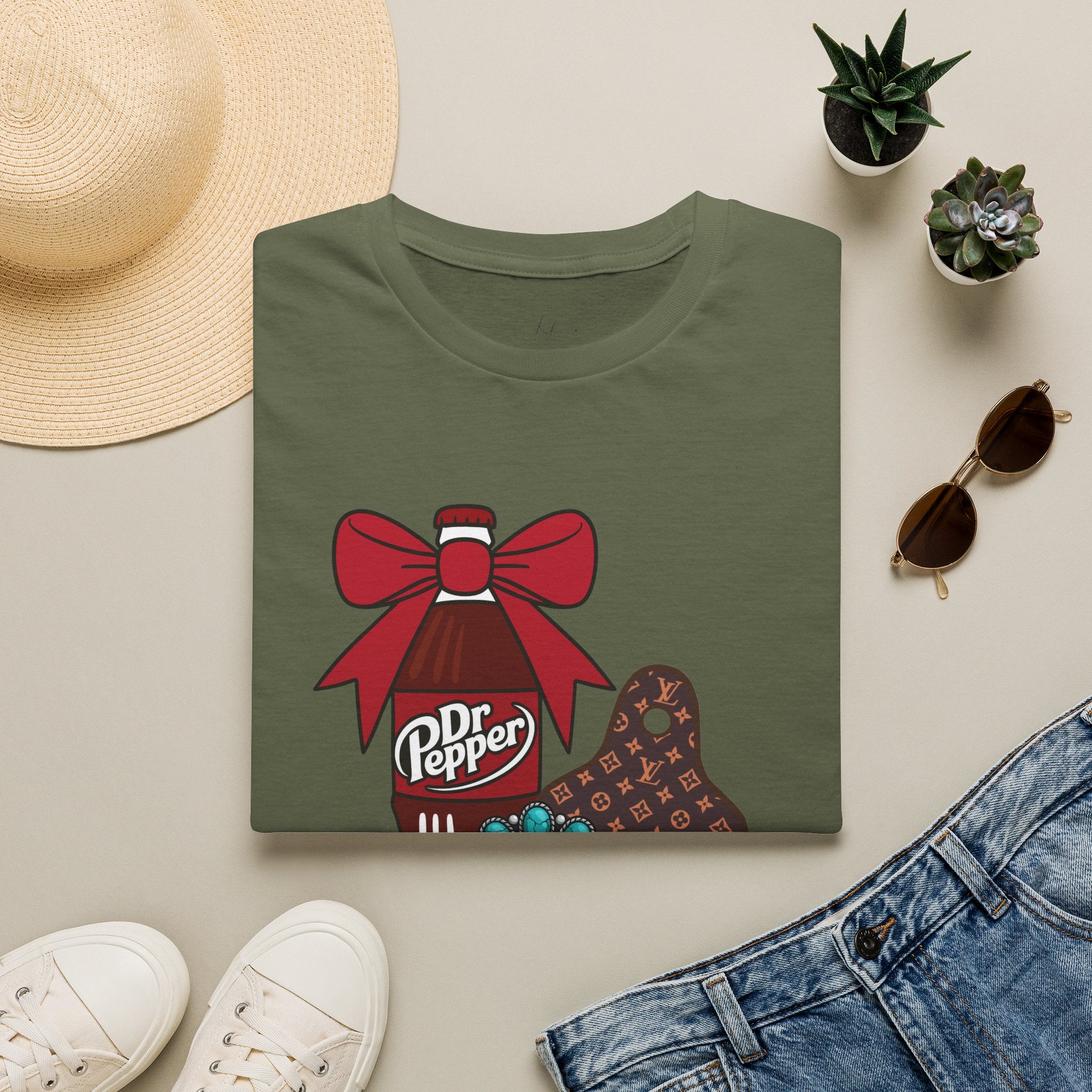Wrangle Me a Cold Dr Pepper Graphic Tee