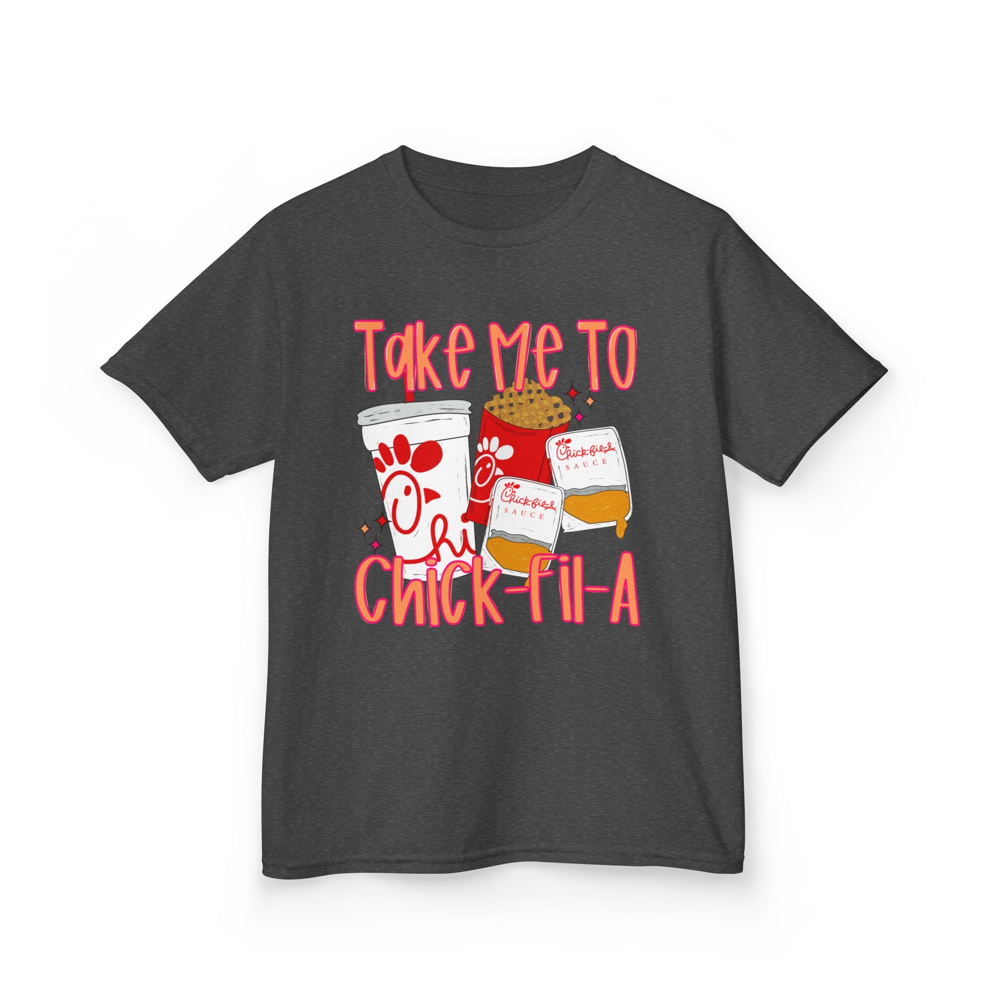 Kids "Take Me To Chick-fil-A” Graphic Tee