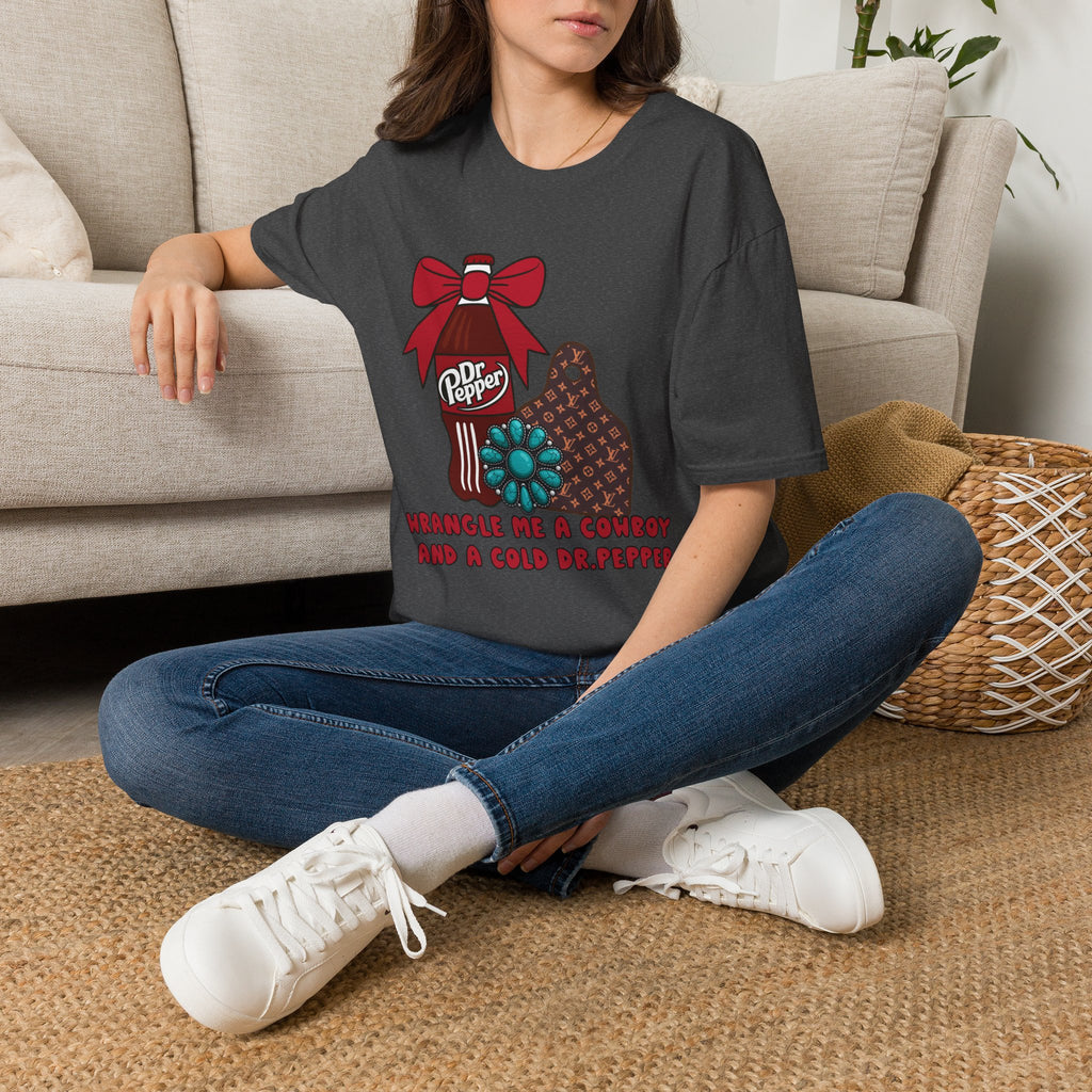 Wrangle Me a Cold Dr Pepper Graphic Tee