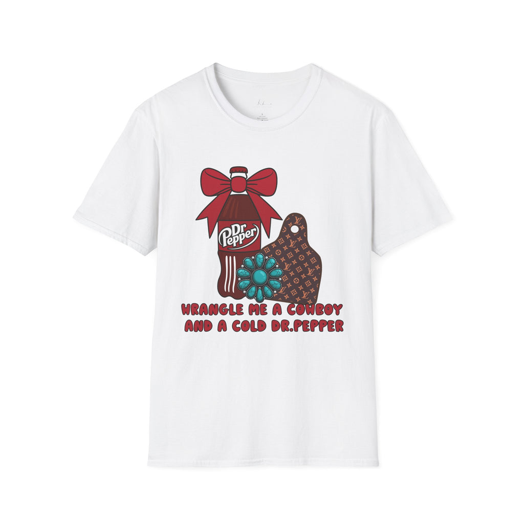 Wrangle Me a Cold Dr Pepper Graphic Tee
