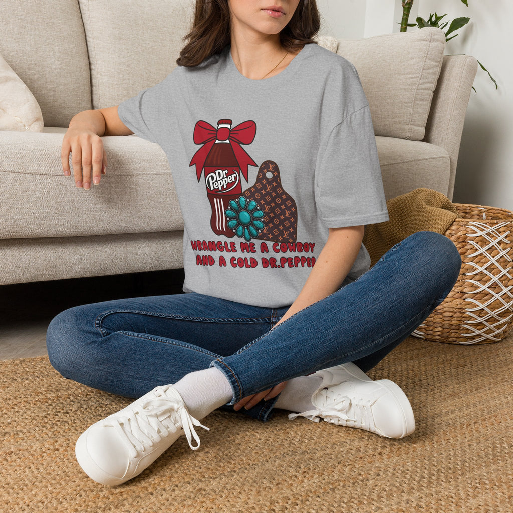 Wrangle Me a Cold Dr Pepper Graphic Tee