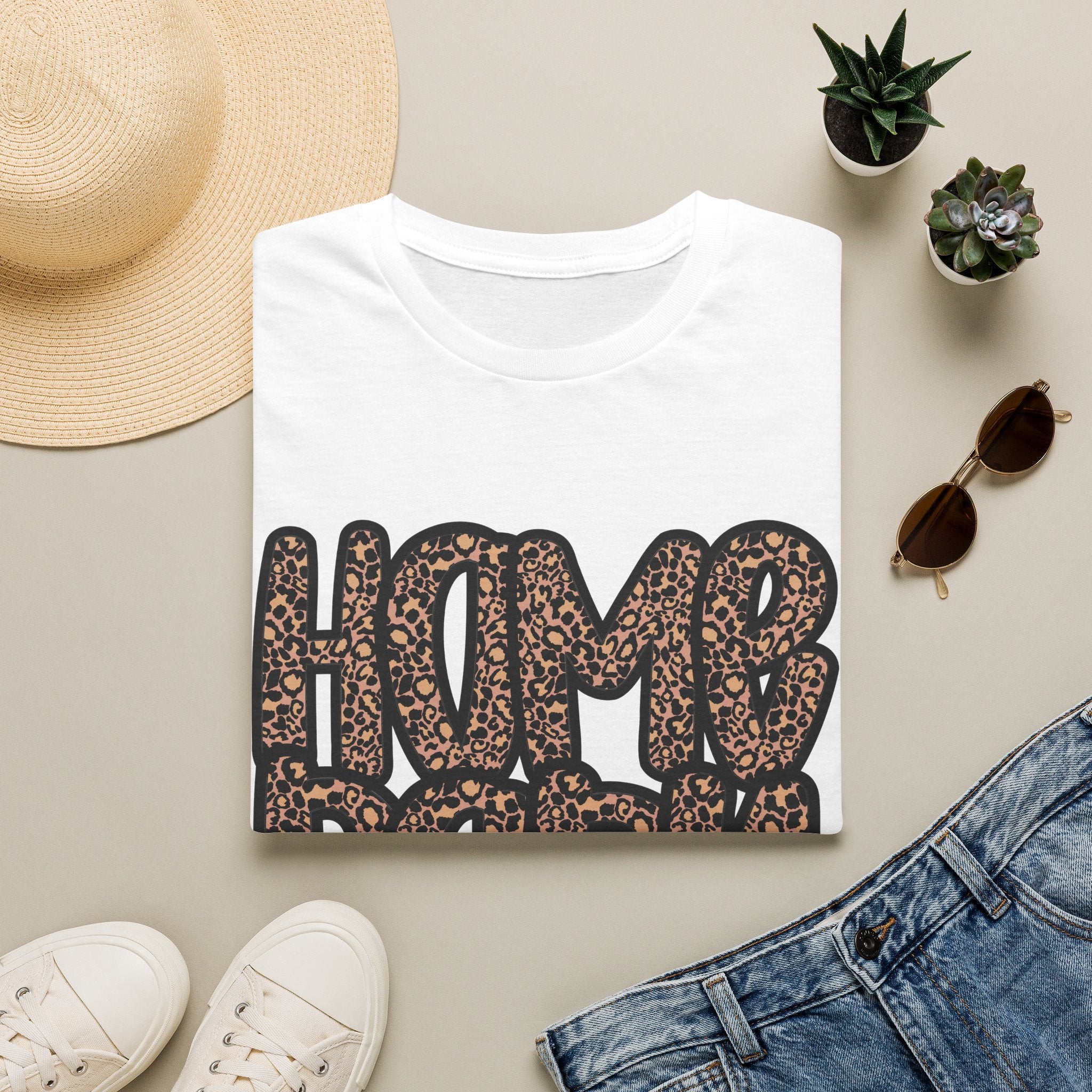 Home Body Leopard Print T-Shirt