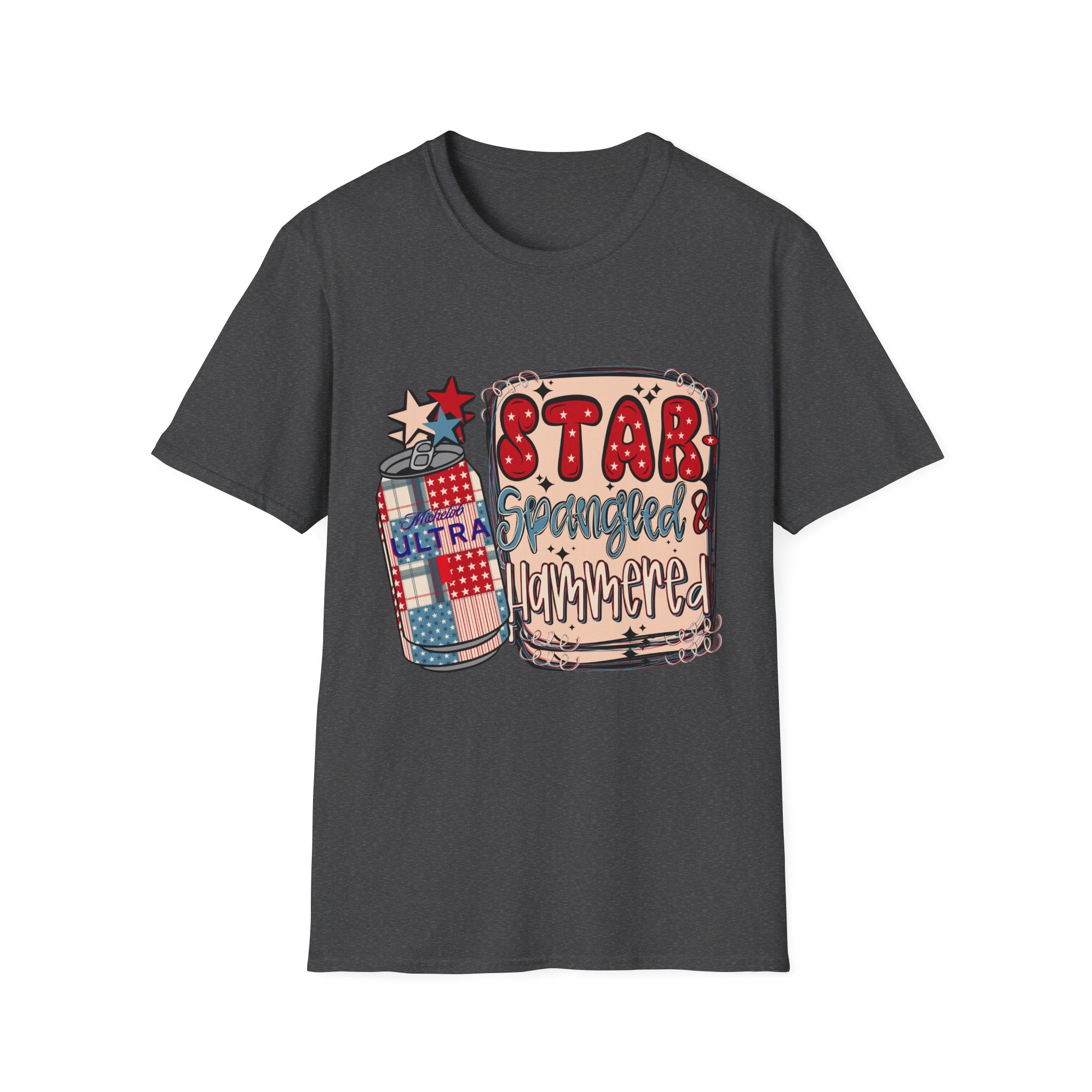 Star Spangled & Hammered Patriotic Tee (4th of July)