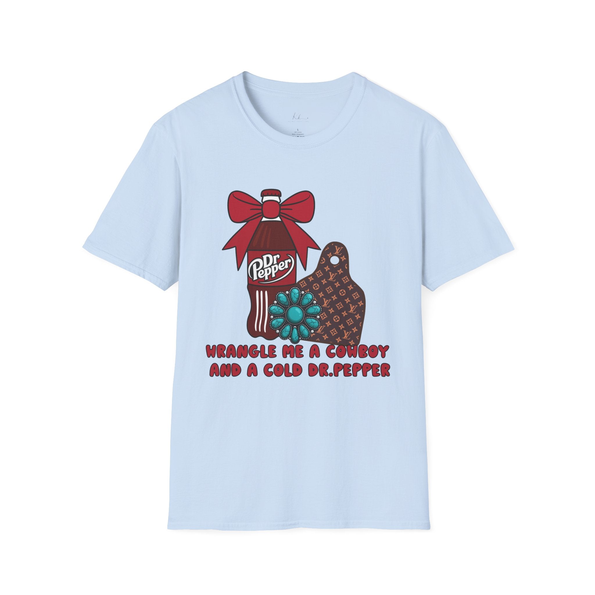 Wrangle Me a Cold Dr Pepper Graphic Tee