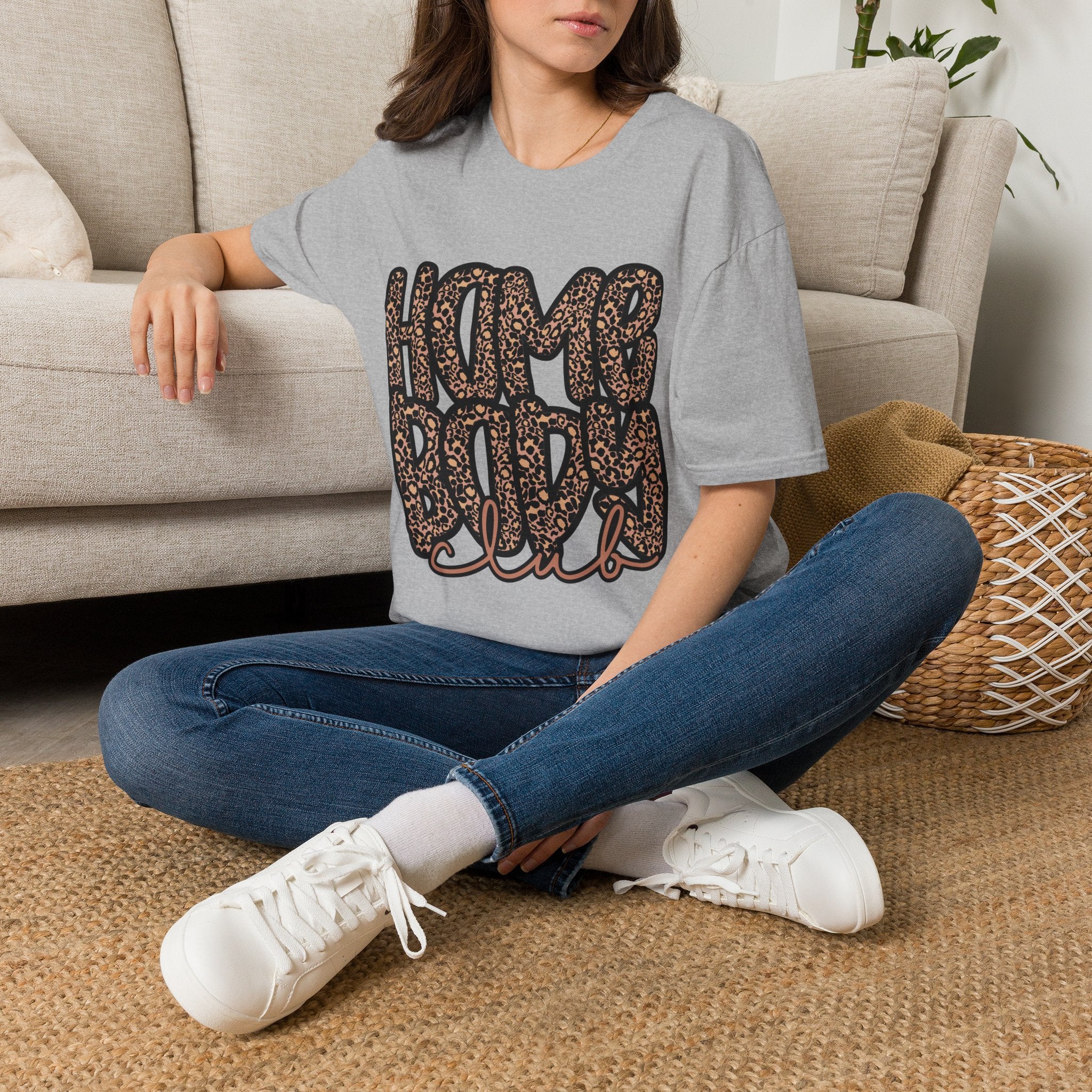 Home Body Leopard Print T-Shirt