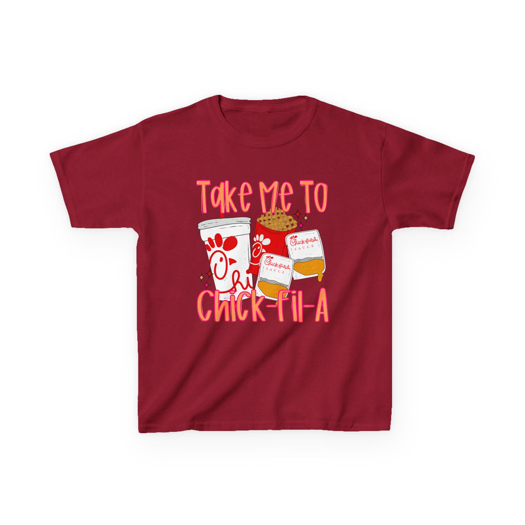 Kids "Take Me To Chick-fil-A” Graphic Tee