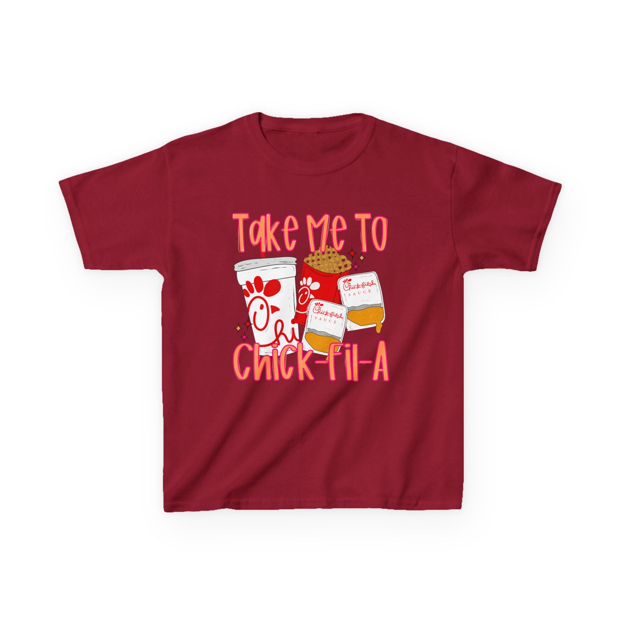 Kids "Take Me To Chick-fil-A” Graphic Tee
