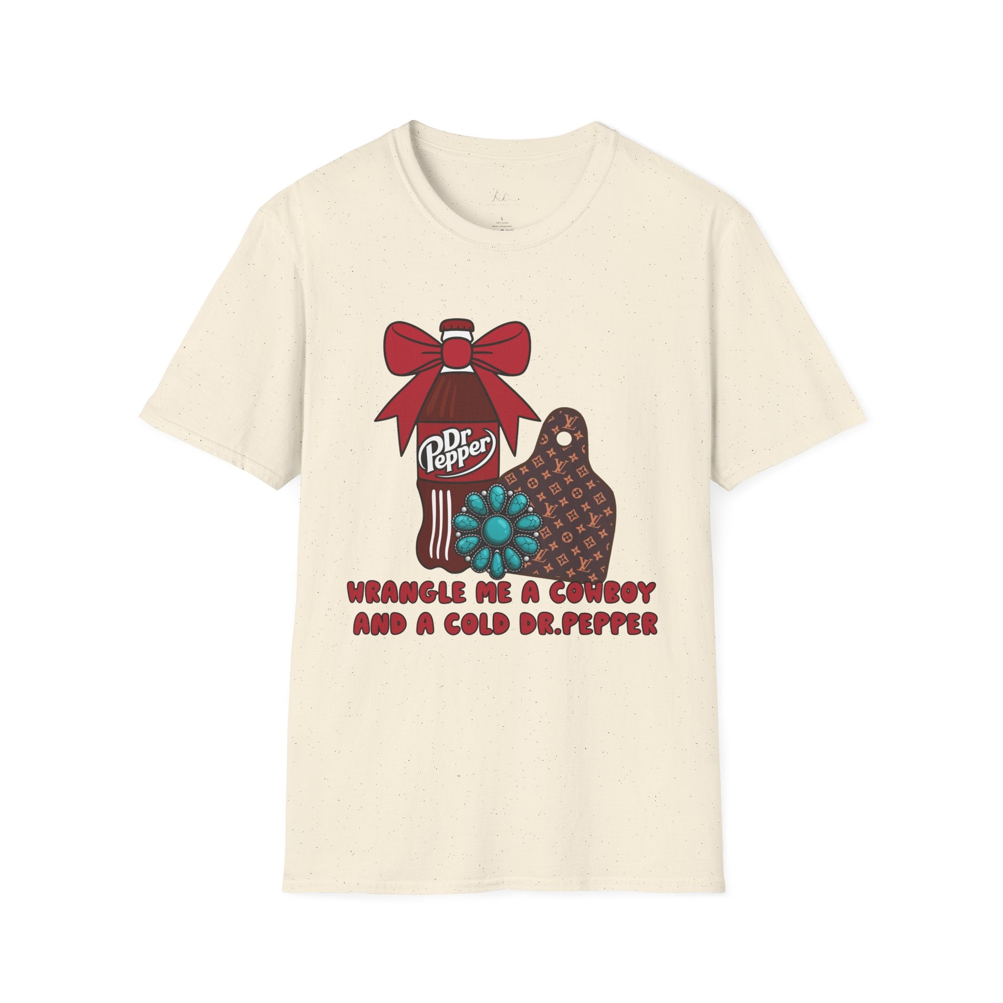 Wrangle Me a Cold Dr Pepper Graphic Tee