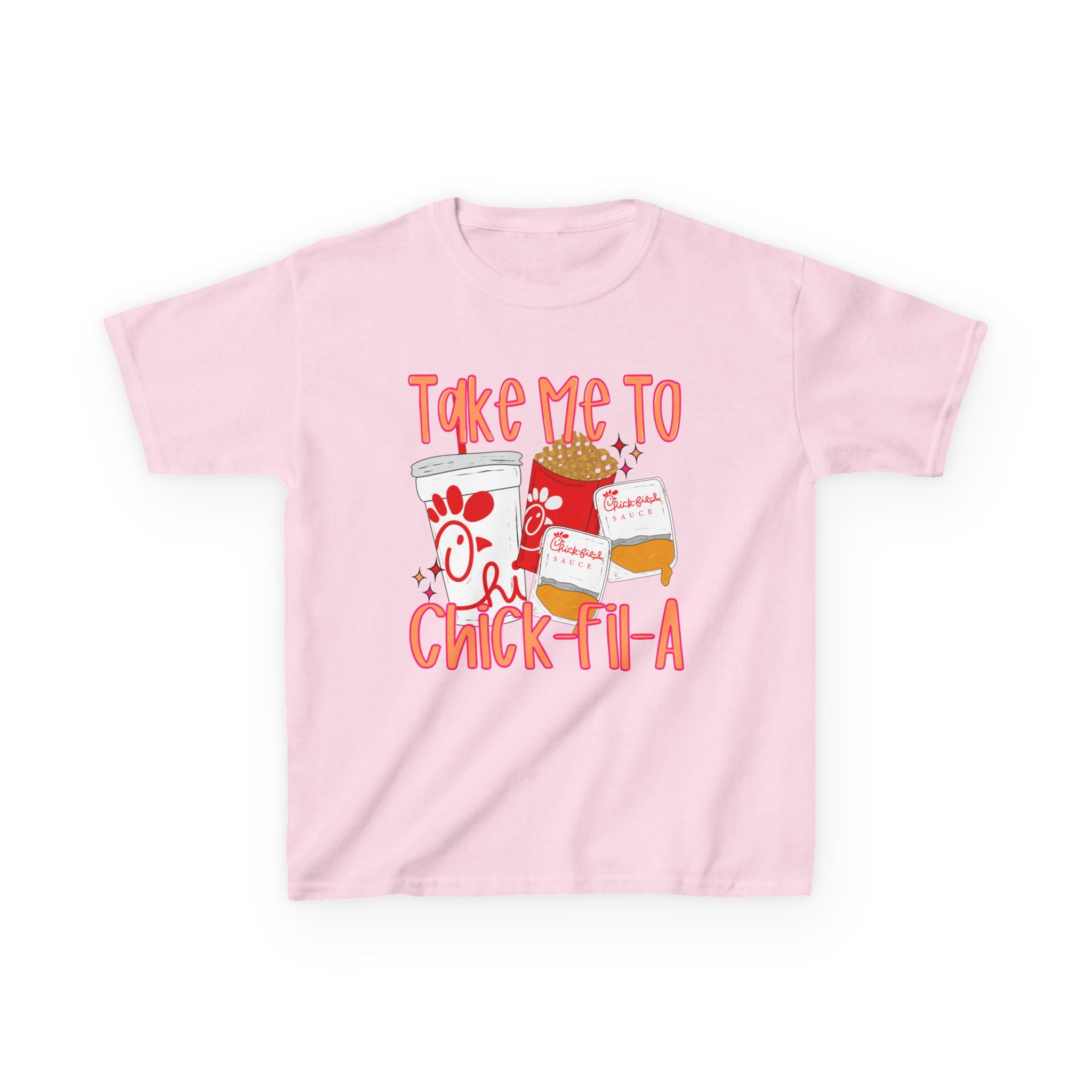 Kids "Take Me To Chick-fil-A” Graphic Tee