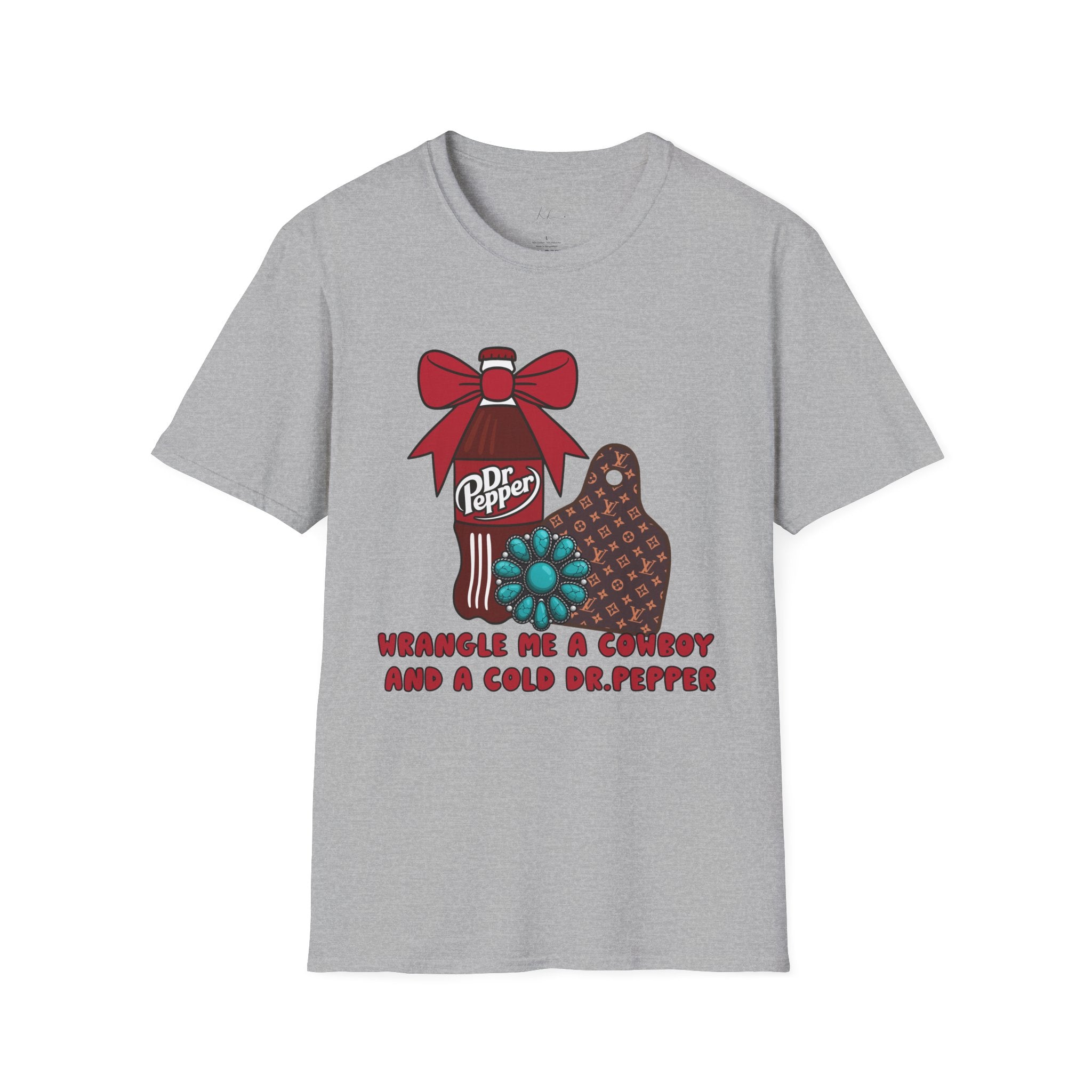 Wrangle Me a Cold Dr Pepper Graphic Tee