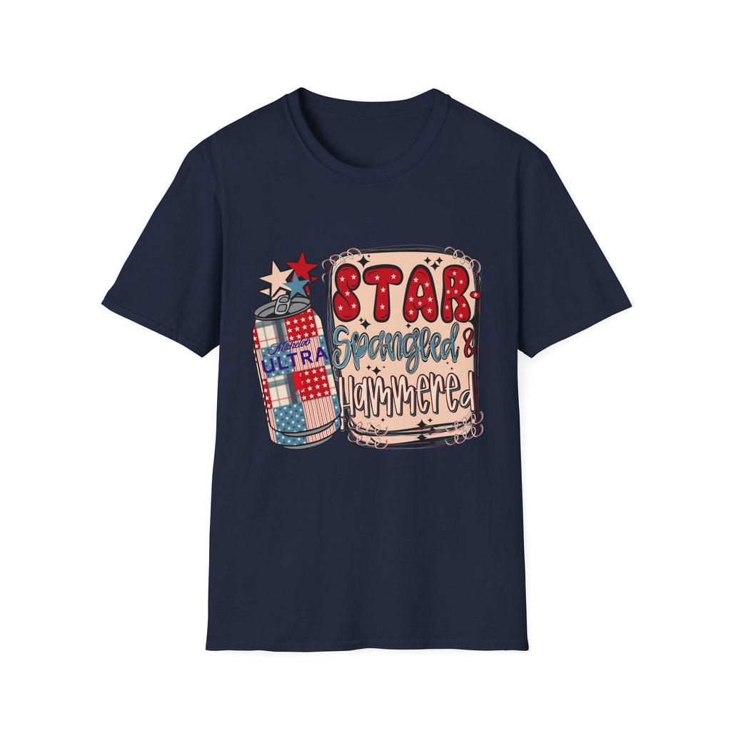 Star Spangled & Hammered Patriotic Tee (4th of July)