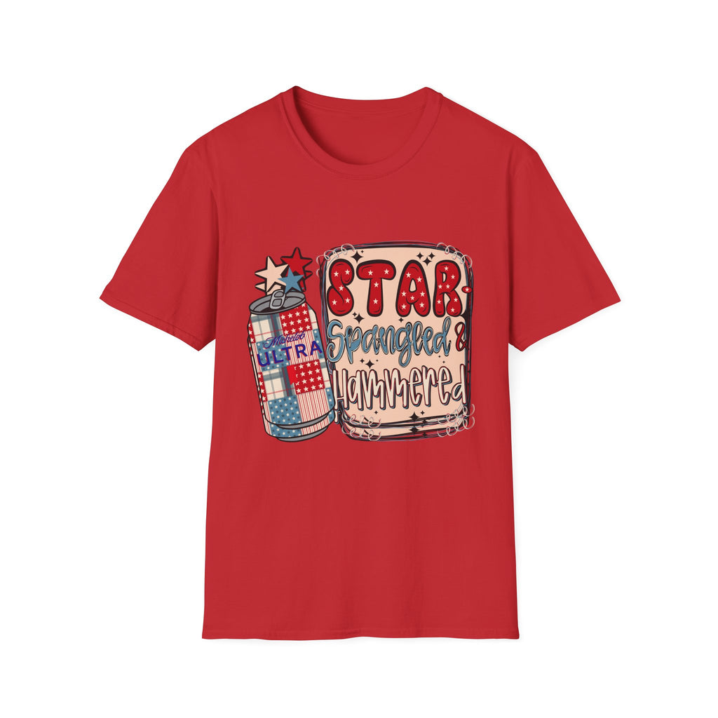 Star Spangled & Hammered Patriotic Tee (4th of July)