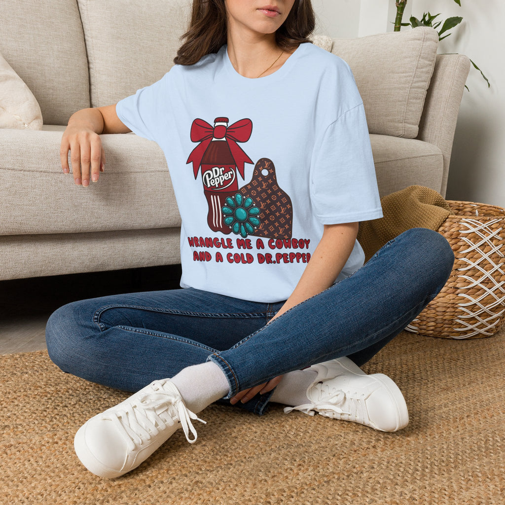 Wrangle Me a Cold Dr Pepper Graphic Tee