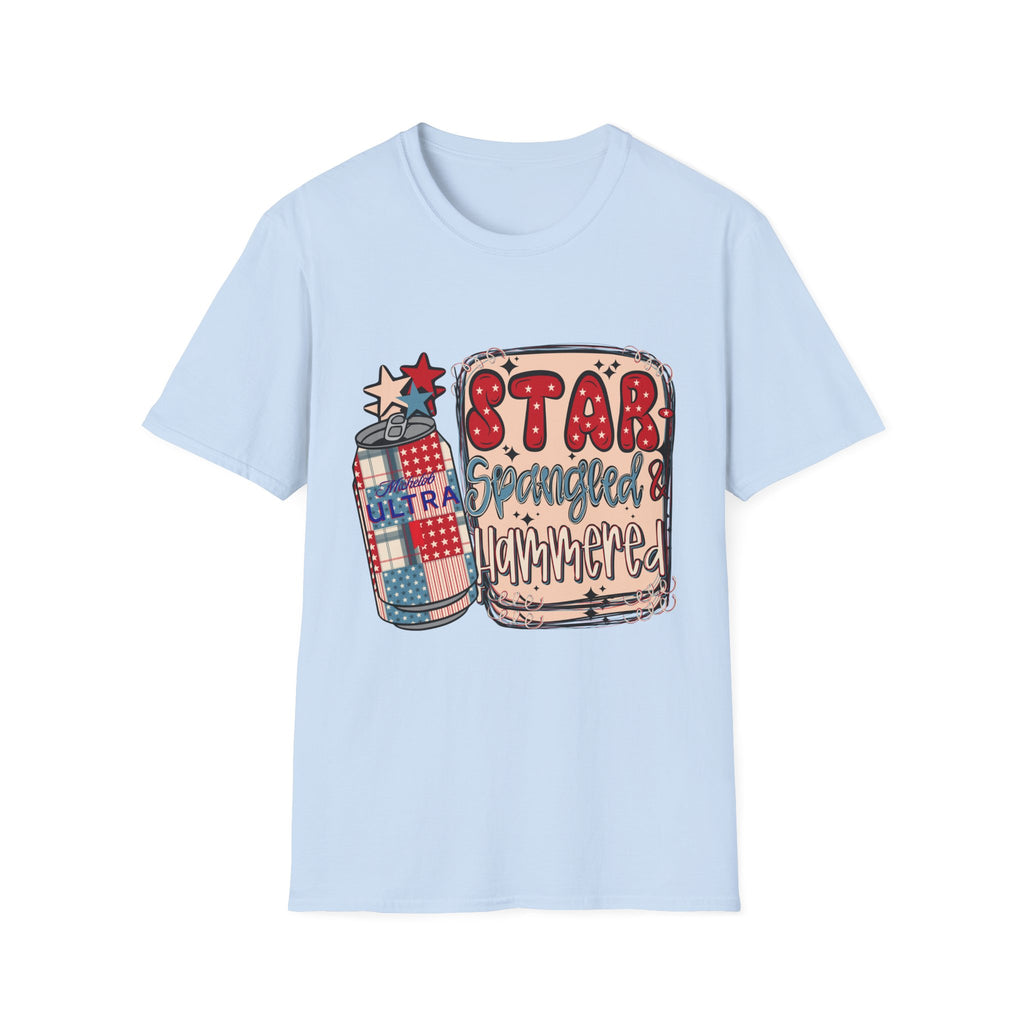 Star Spangled & Hammered Patriotic Tee (4th of July)