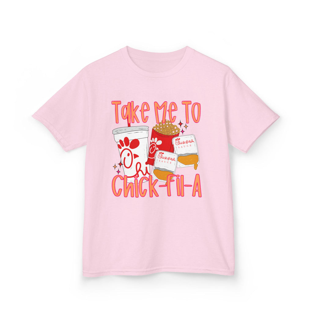 Kids "Take Me To Chick-fil-A” Graphic Tee
