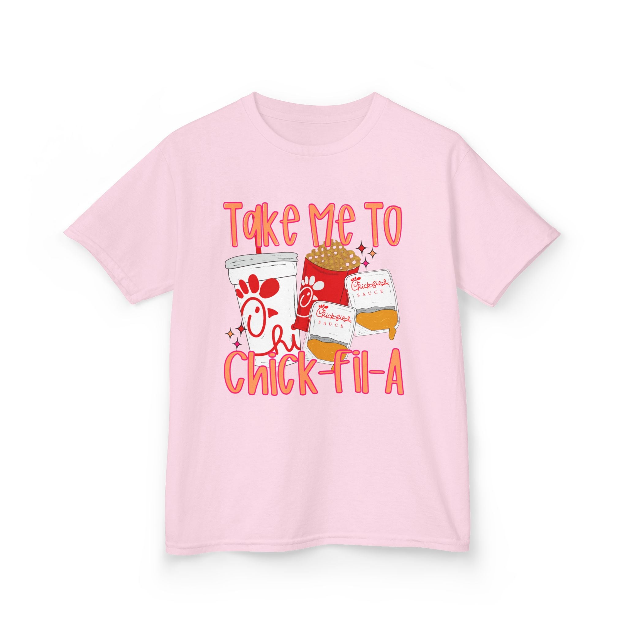 Kids "Take Me To Chick-fil-A” Graphic Tee