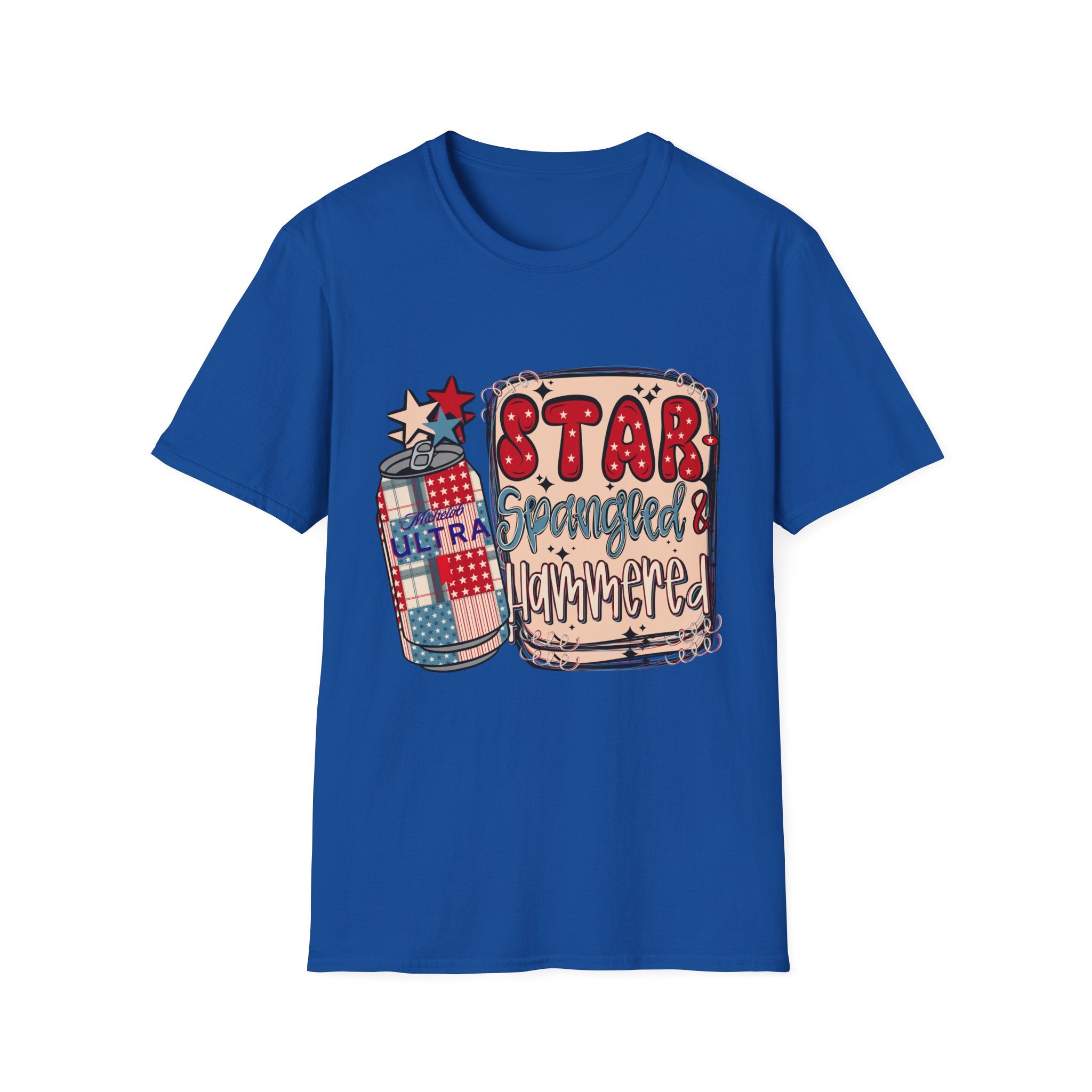 Star Spangled & Hammered Patriotic Tee (4th of July)